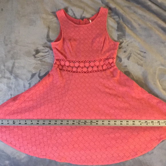 Free People Dress Daisy Pink Crochet Lace Skater size 2 - Picture 15 of 16